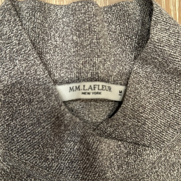 M.M. LAFLEUR NEW YORK GREY SWEATER Knit SIZE Medium - Picture 5 of 7